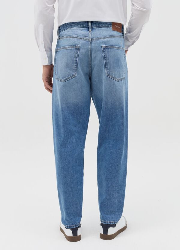 Ovs Jeans Regular Tapered Fit Blu