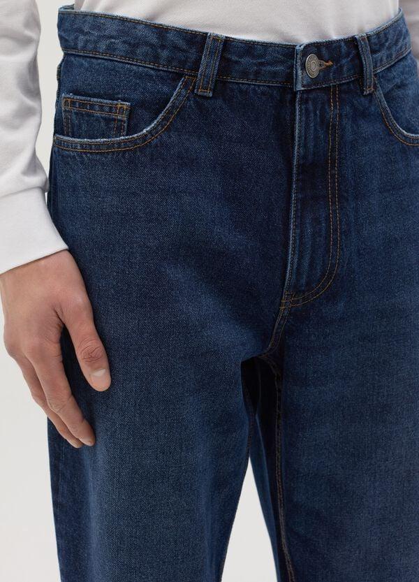 Ovs Jeans Regular Tapered Fit Con Scoloriture