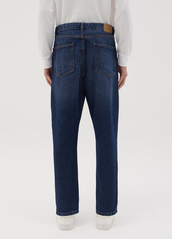 Ovs Jeans Regular Tapered Fit Con Scoloriture