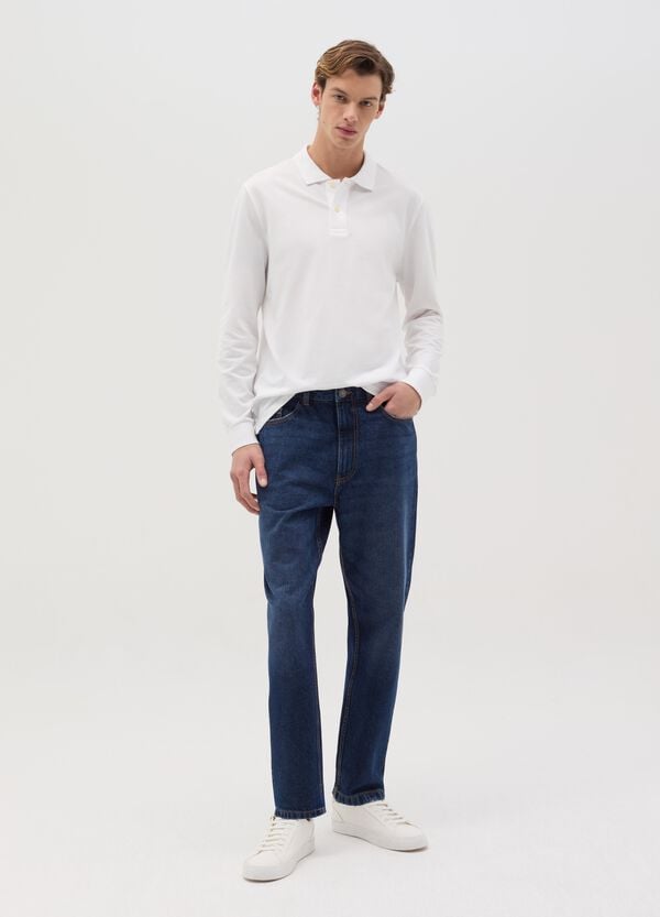 Ovs Jeans regular tapered fit con scoloriture