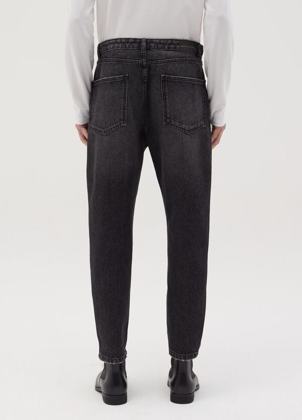 Ovs Jeans Regular Tapered Fit Con Scoloriture