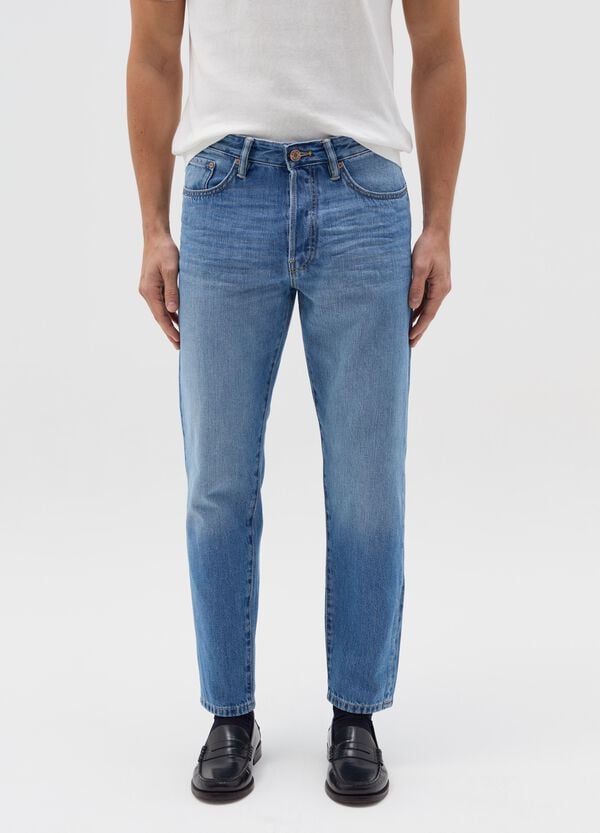 Ovs Jeans Relaxed Fit Con Scoloriture
