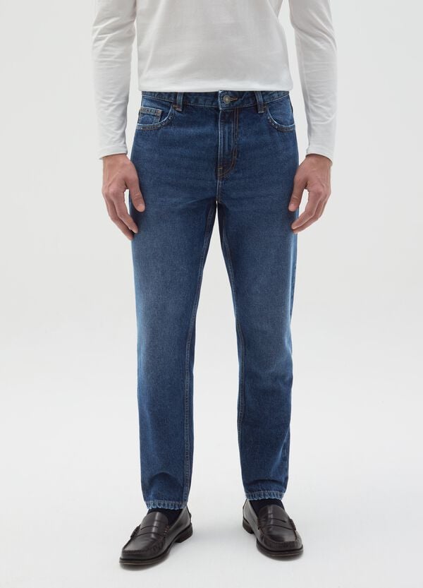 Ovs Jeans Relaxed Fit Con Scoloriture