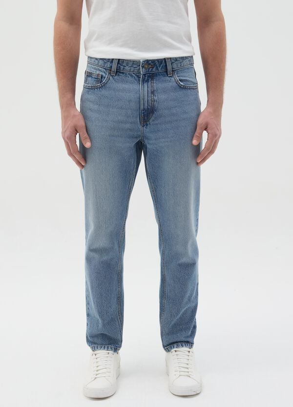 Ovs Jeans Relaxed Fit Con Scoloriture