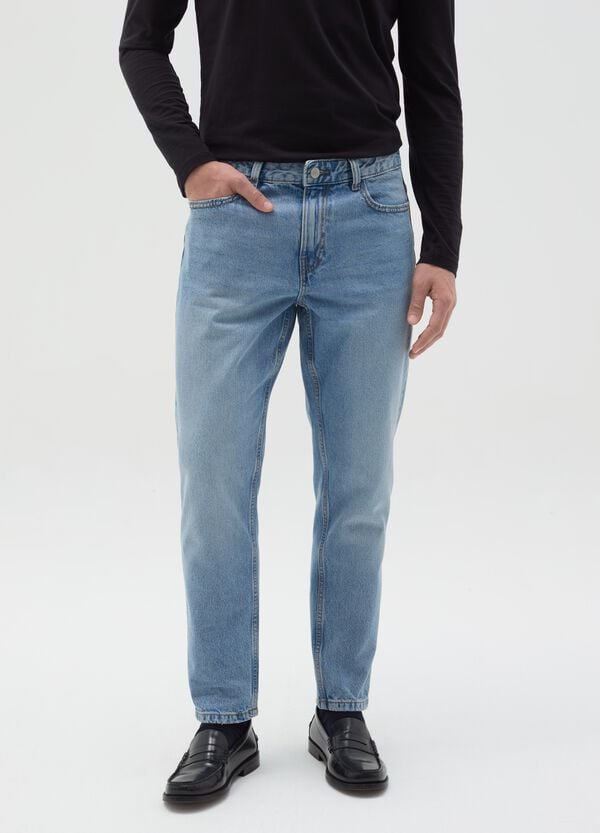 Ovs Jeans Relaxed Fit Con Scoloriture