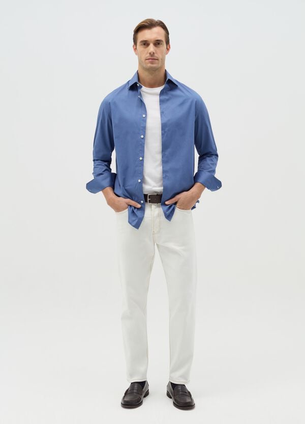 Ovs Jeans relaxed fit in cotone e canapa stretch