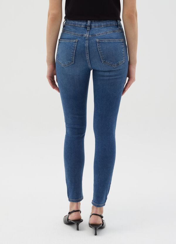 Ovs Jeans Skinny Fit A Vita Alta