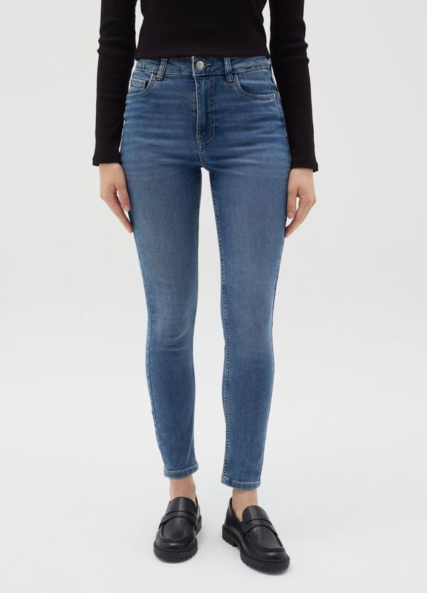 Ovs Jeans Skinny Fit A Vita Alta