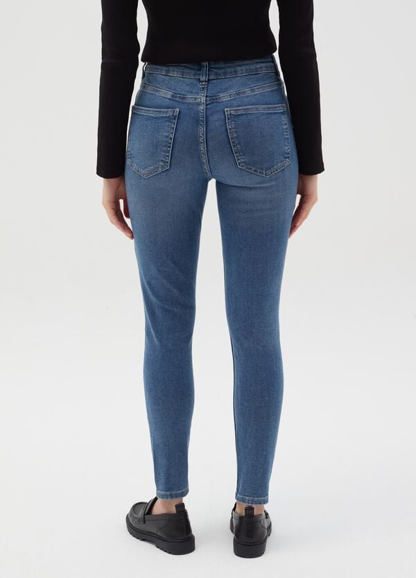 Ovs Jeans Skinny Fit A Vita Alta