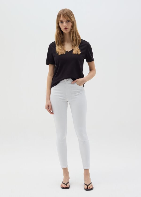 Ovs Jeans skinny fit a vita alta