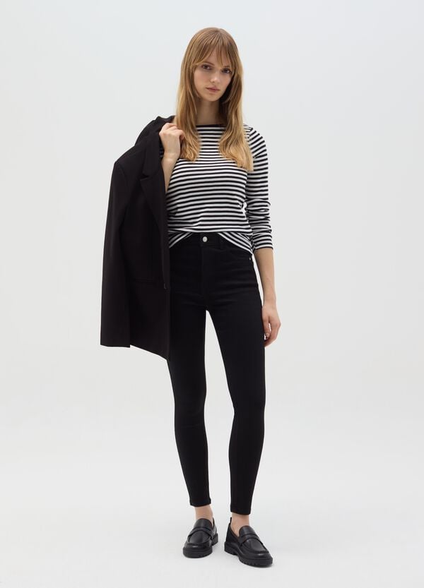 Ovs Jeans skinny fit a vita alta