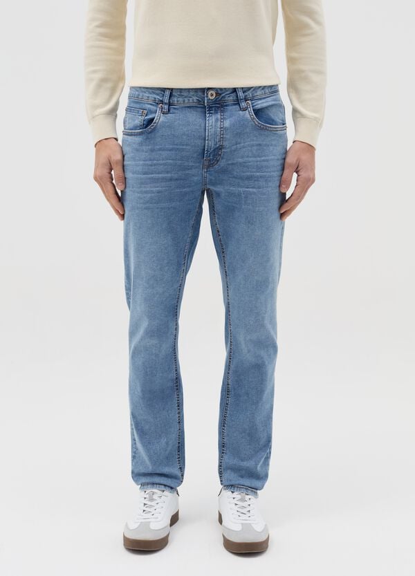 Ovs Jeans Skinny Fit Acid Wash
