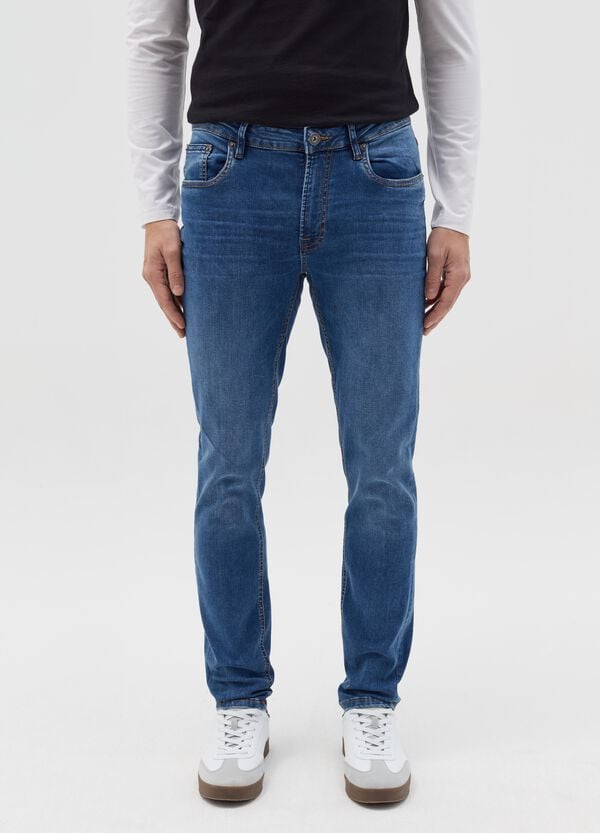 Ovs Jeans Skinny Fit Acid Wash