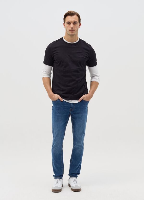 Ovs Jeans skinny fit acid wash