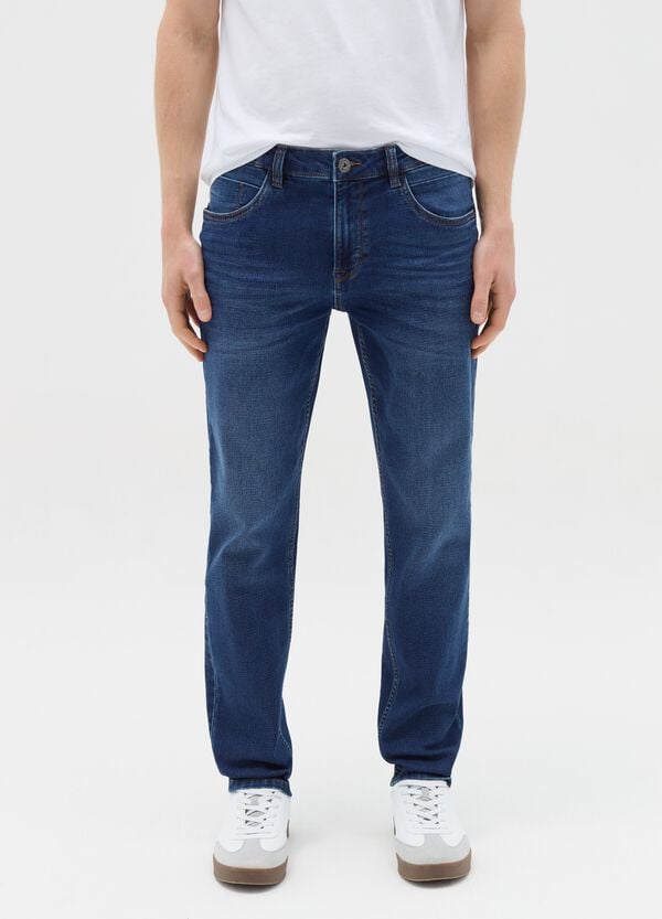 Ovs Jeans Skinny Fit Con Scoloriture
