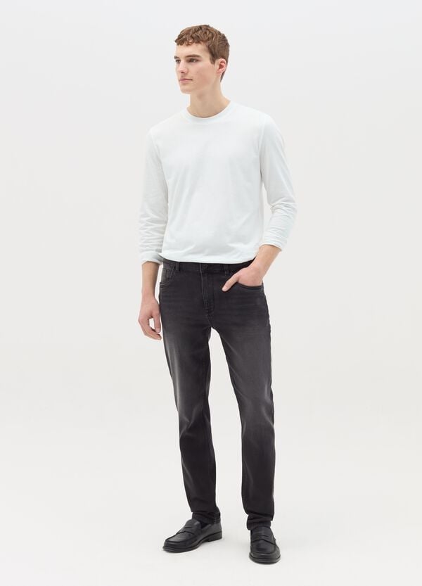 Ovs Jeans skinny fit con scoloriture