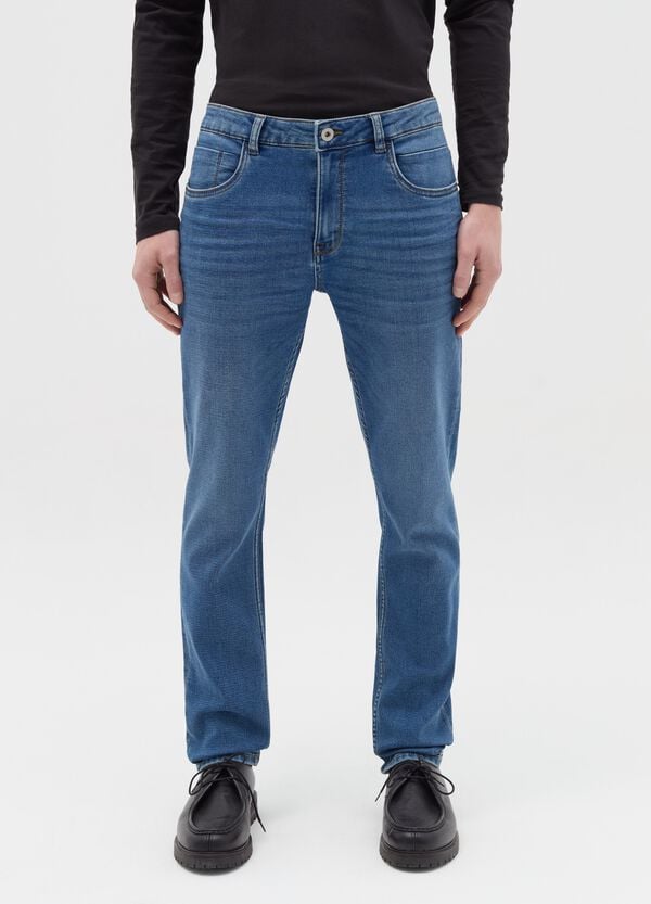 Ovs Jeans Skinny Fit Con Scoloriture