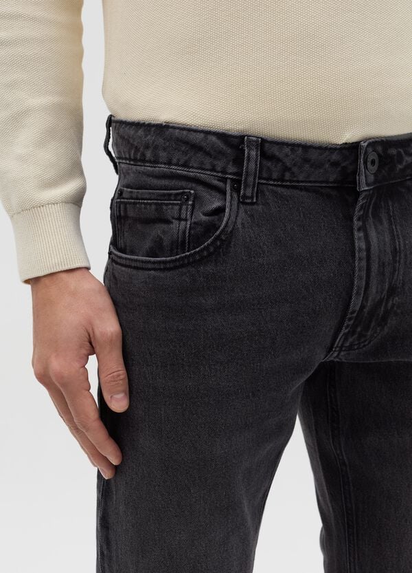 Ovs Jeans Slim Fit Acid Wash
