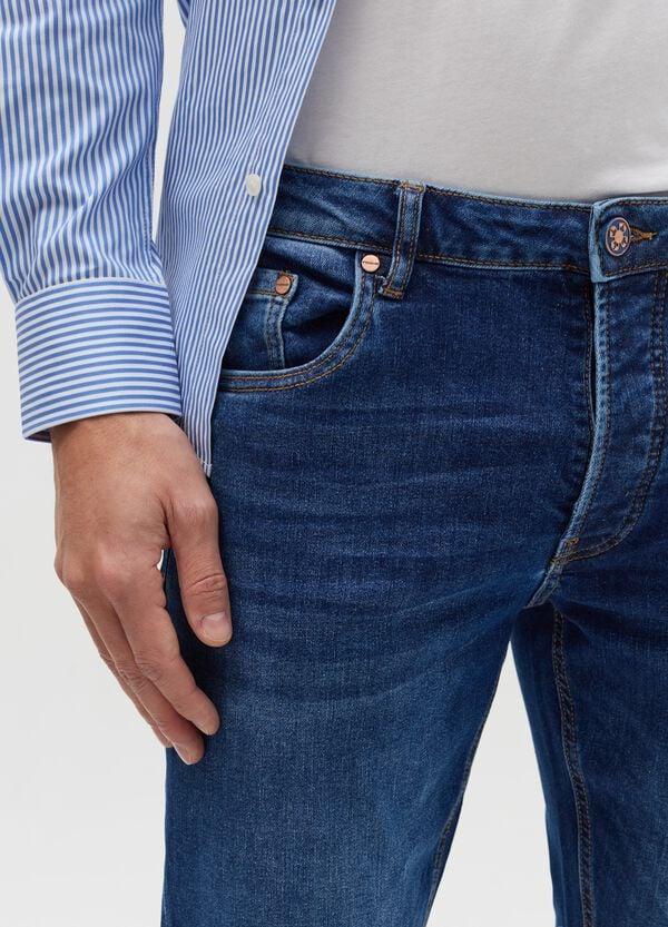 Ovs Jeans Slim Fit Con Scoloriture