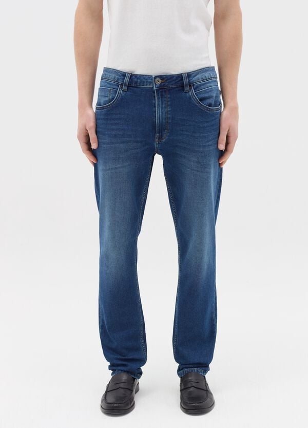 Ovs Jeans Slim Fit Con Scoloriture