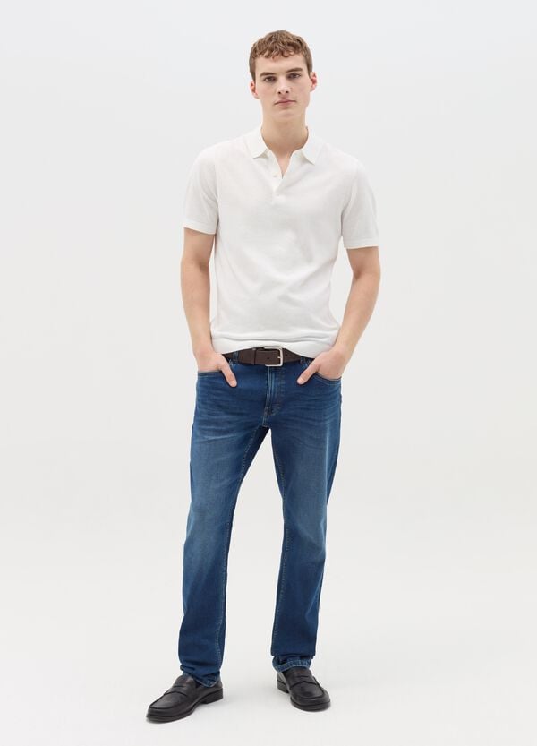 Ovs Jeans slim fit con scoloriture