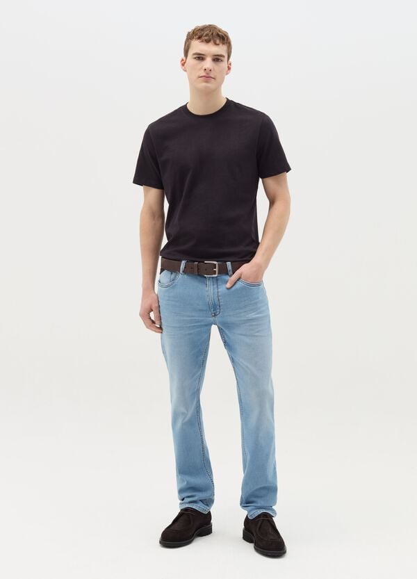 Ovs Jeans slim fit con scoloriture