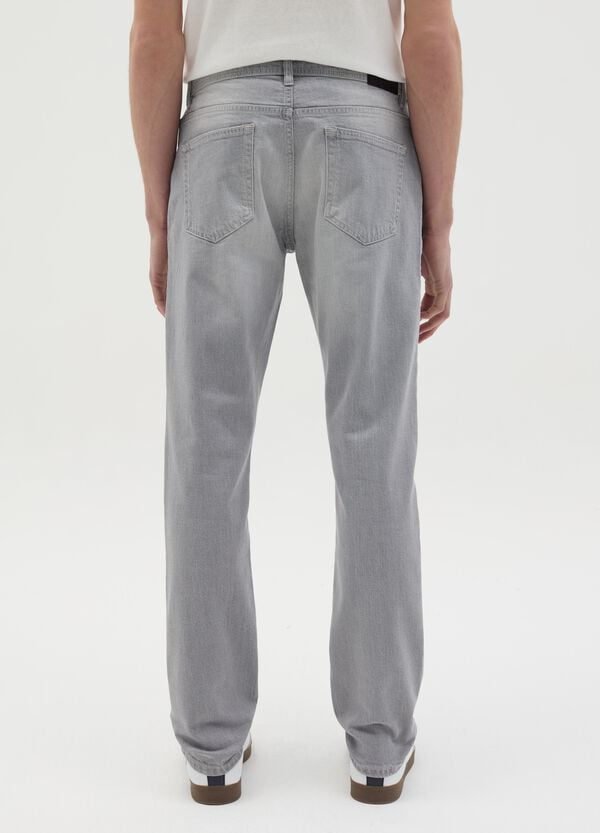 Ovs Jeans Slim Fit Con Scoloriture