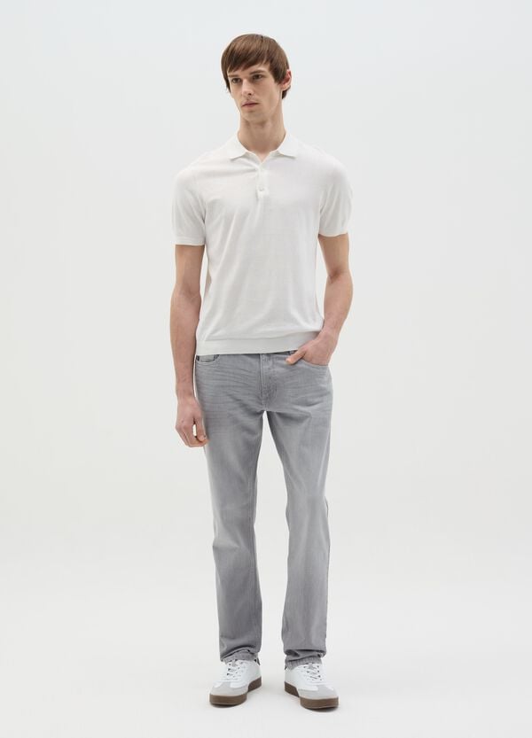 Ovs Jeans slim fit con scoloriture