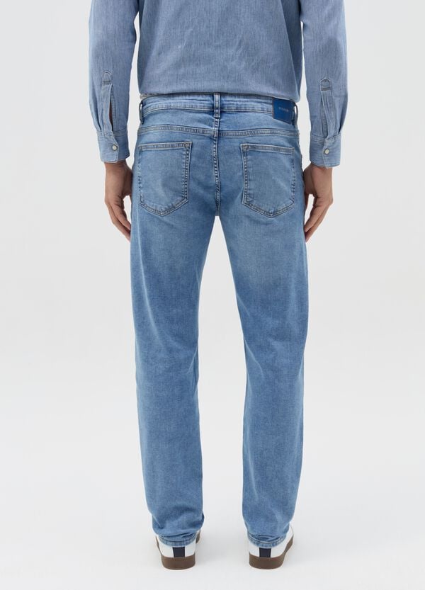 Ovs Jeans Slim Fit Con Scoloriture