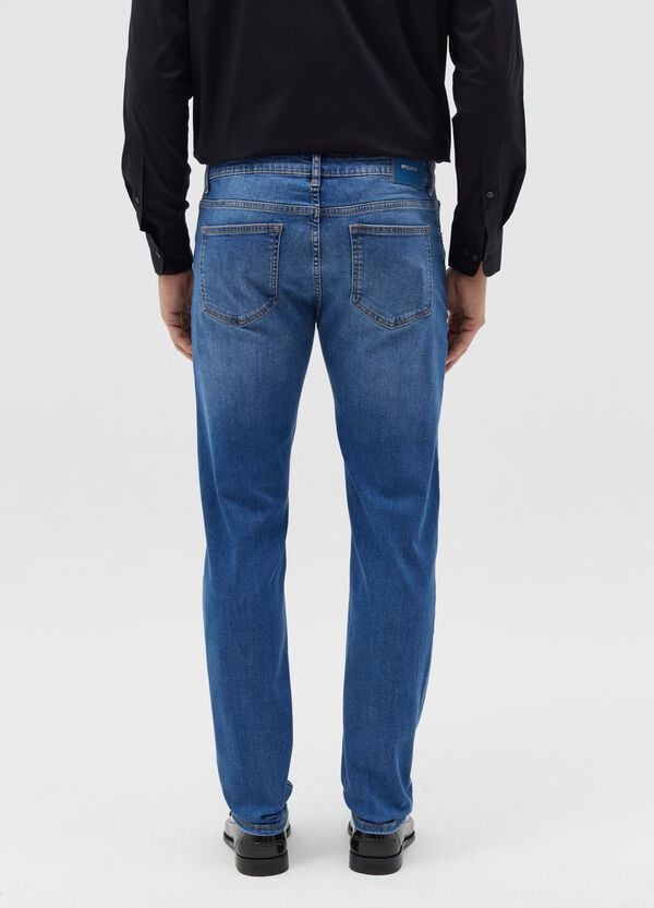 Ovs Jeans Slim Fit Con Scoloriture