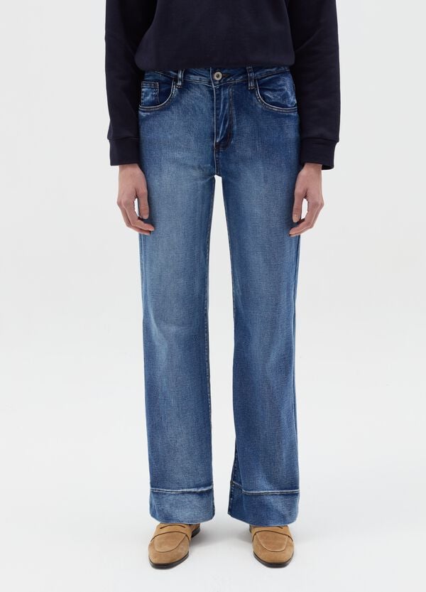 Ovs Jeans Straight Fit A Gamba Larga