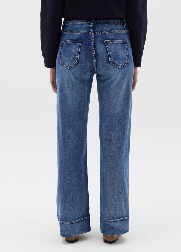 Ovs Jeans Straight Fit A Gamba Larga