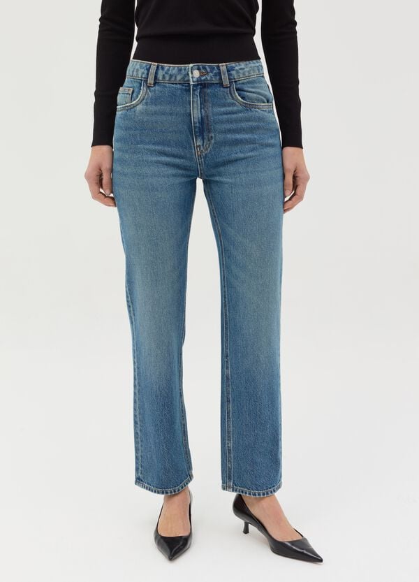 Ovs Jeans Straight Fit Cinque Tasche