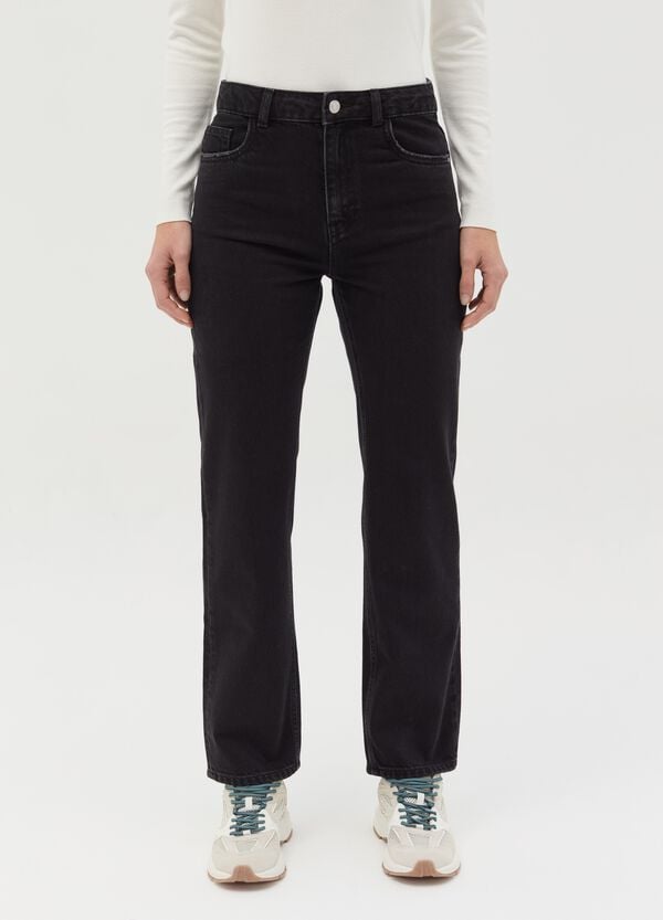 Ovs Jeans Straight Fit Tinta Unita