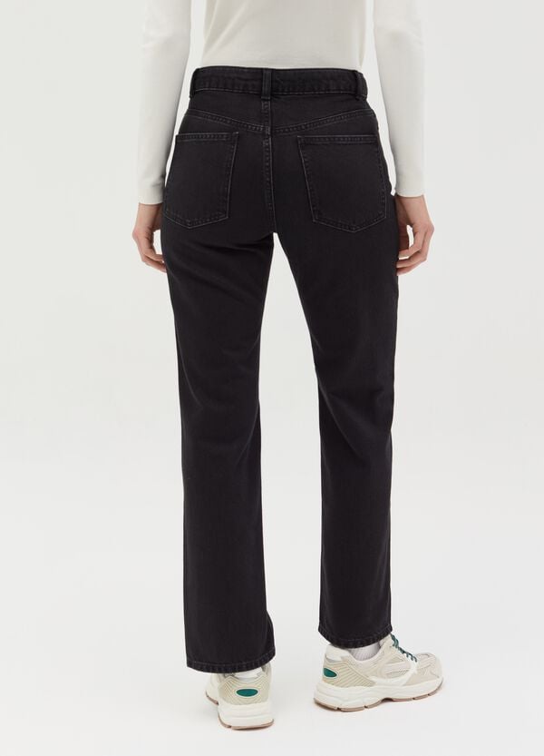 Ovs Jeans Straight Fit Tinta Unita