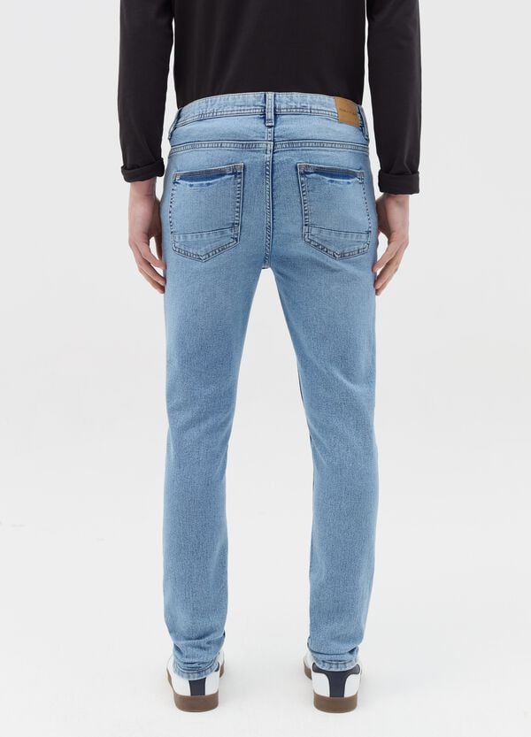 Ovs Jeans Super Skinny Fit Con Scoloriture