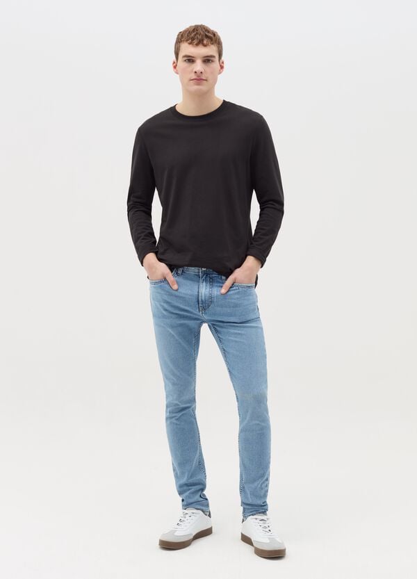 Ovs Jeans super skinny fit con scoloriture