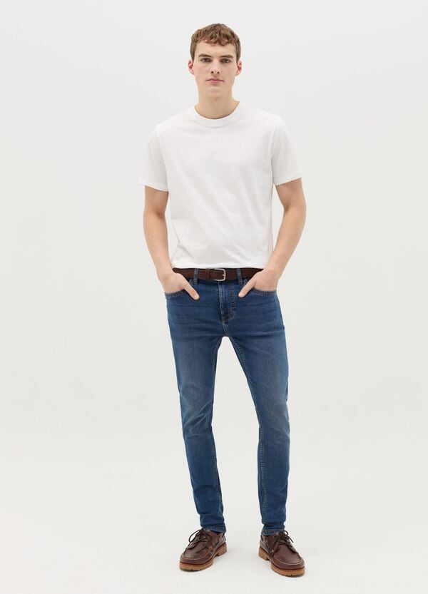 Ovs Jeans super skinny fit con scoloriture