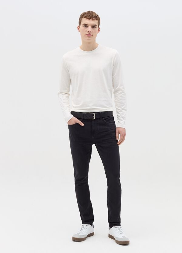 Ovs Jeans super skinny fit con scoloriture