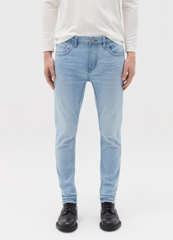 Ovs Jeans Super Skinny Fit Con Scoloriture