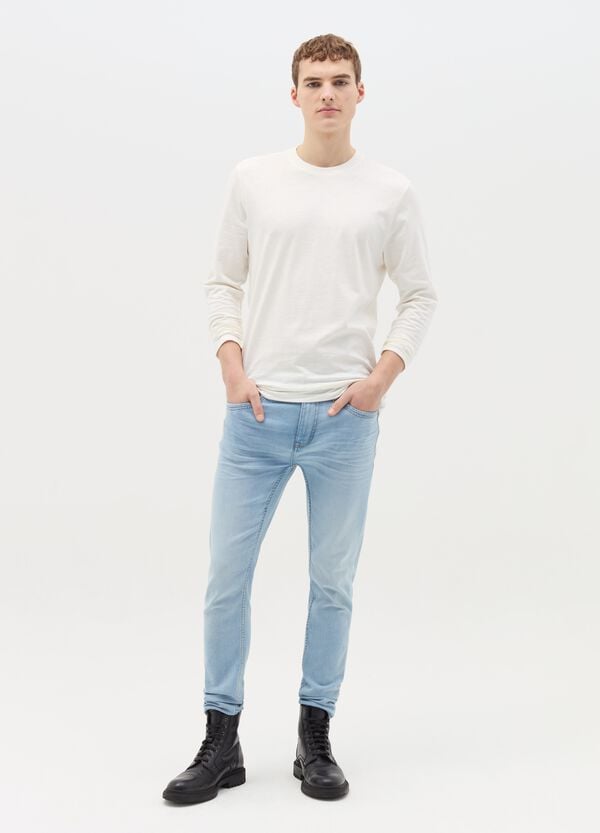 Ovs Jeans super skinny fit con scoloriture