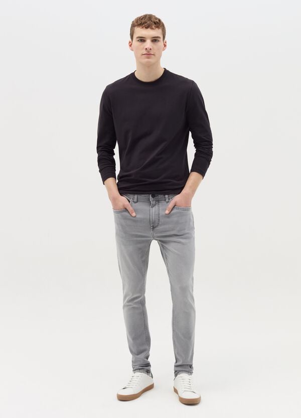 Ovs Jeans super skinny fit con scoloriture