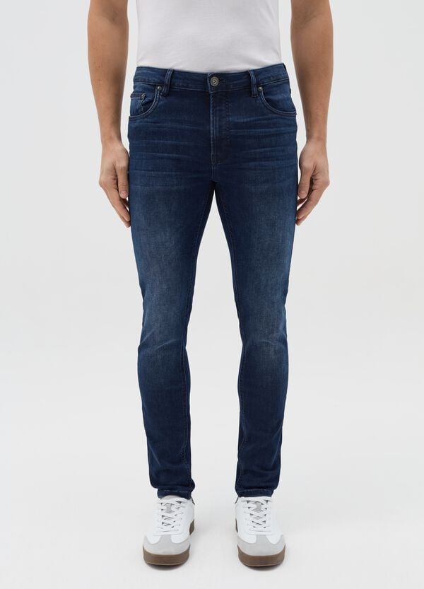 Ovs Jeans Super Skinny Fit Con Scoloriture