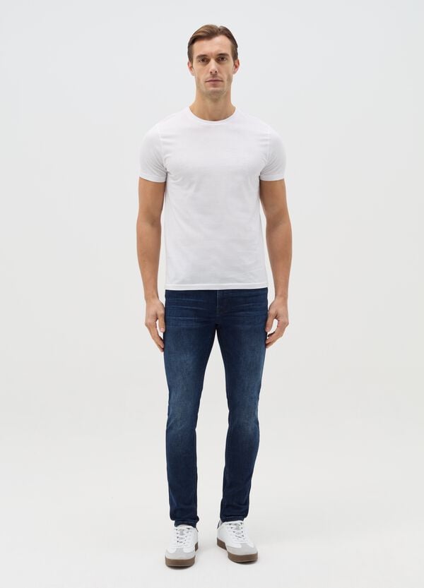 Ovs Jeans super skinny fit con scoloriture