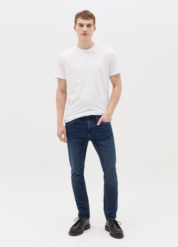 Ovs Jeans super skinny fit con scoloriture