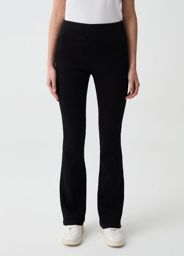 Ovs Jeggings Flare Fit Stretch