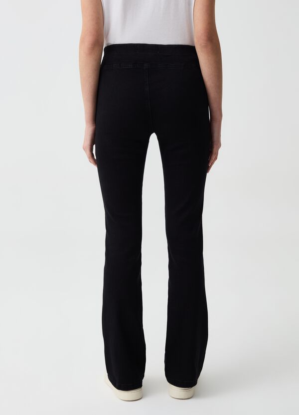 Ovs Jeggings Flare Fit Stretch