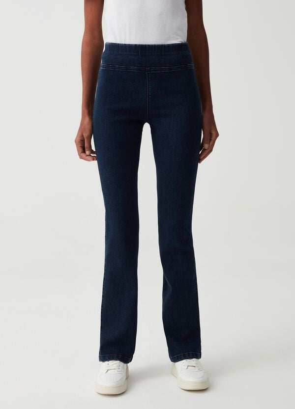 Ovs Jeggings Flare Fit Stretch