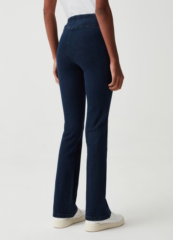 Ovs Jeggings Flare Fit Stretch