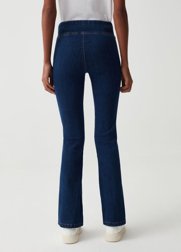 Ovs Jeggings Flare Fit Stretch